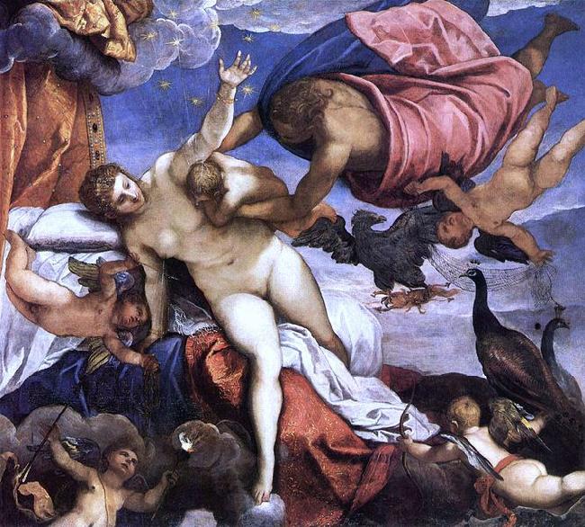 Jacopo Tintoretto The Origin of the Milky Way oil painting image
